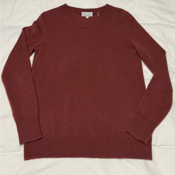 NWOT* White & Warren Essentials 100% Cashmere Pullover Crewneck Sweater, sz M - Picture 1 of 6